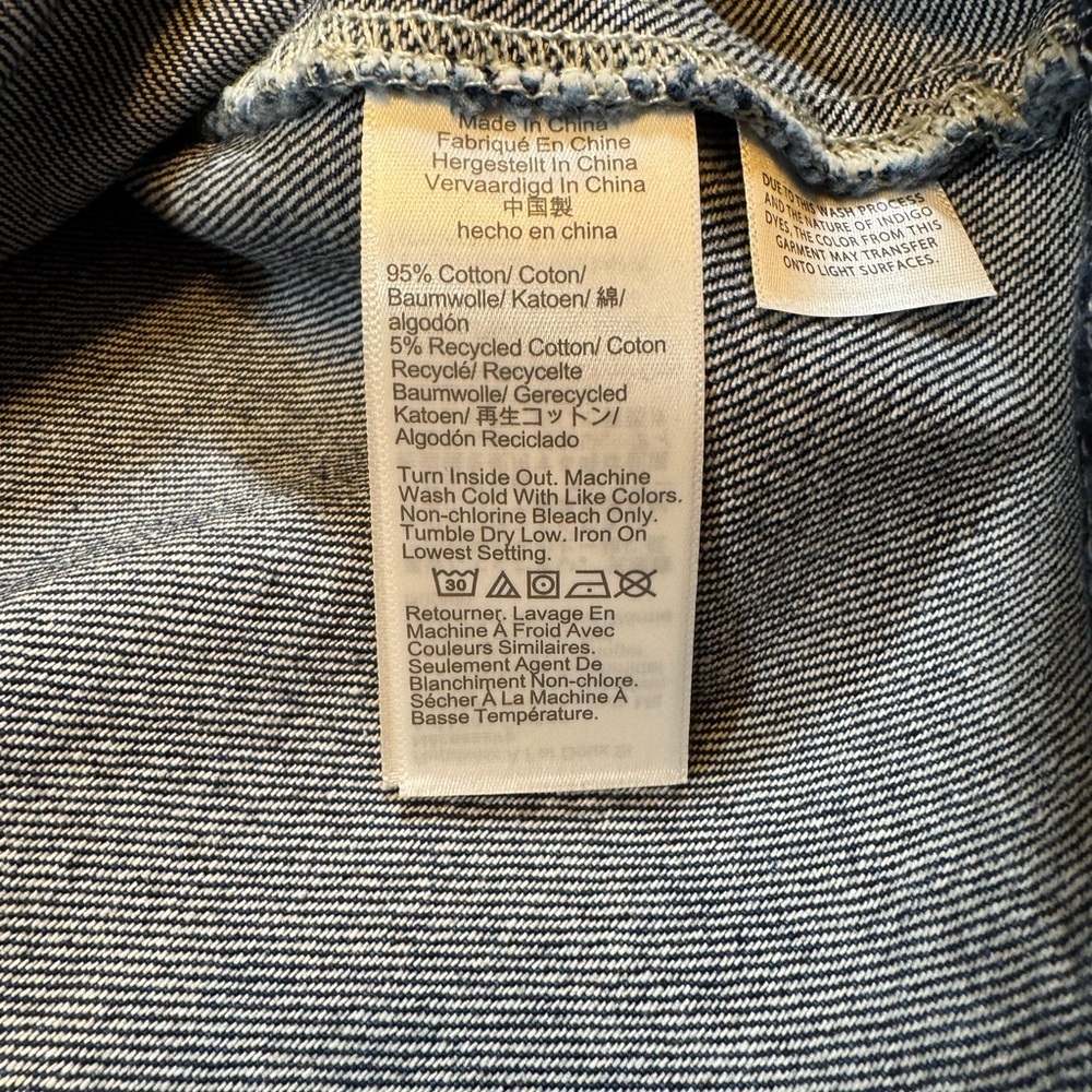 NWT Madewell Women’s Casual Blue Denim Adjustable Dress - Picture 6 of 9